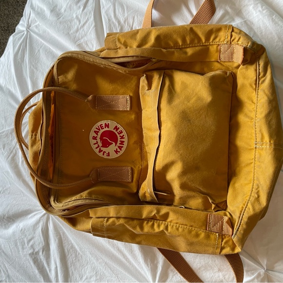 Fjallraven Bags Mustard Fjallraven Kanken Backpack Poshmark